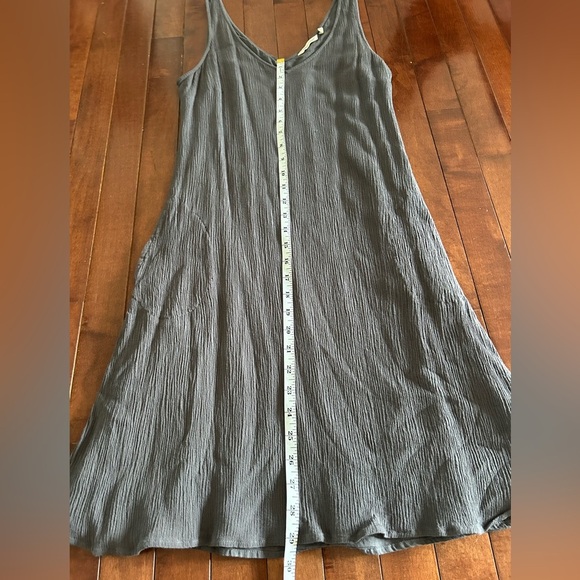 Soft Surroundings Charcoal Sleeveless Gauze Dress Size XS - Picture 10 of 10